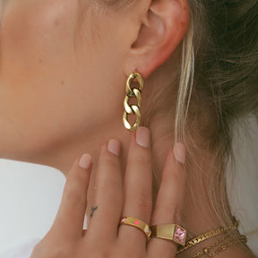 BohoMoon Stainless Steel Thalia Earrings Gold