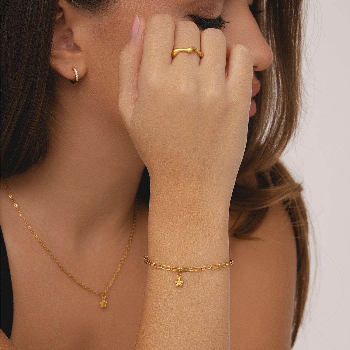 Bohomoon Stainless Steel Thank You Bracelet