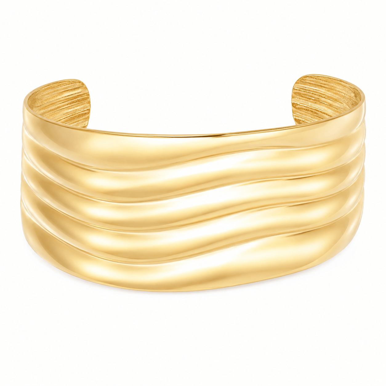Bohomoon Stainless Steel Tide Cuff Bracelet