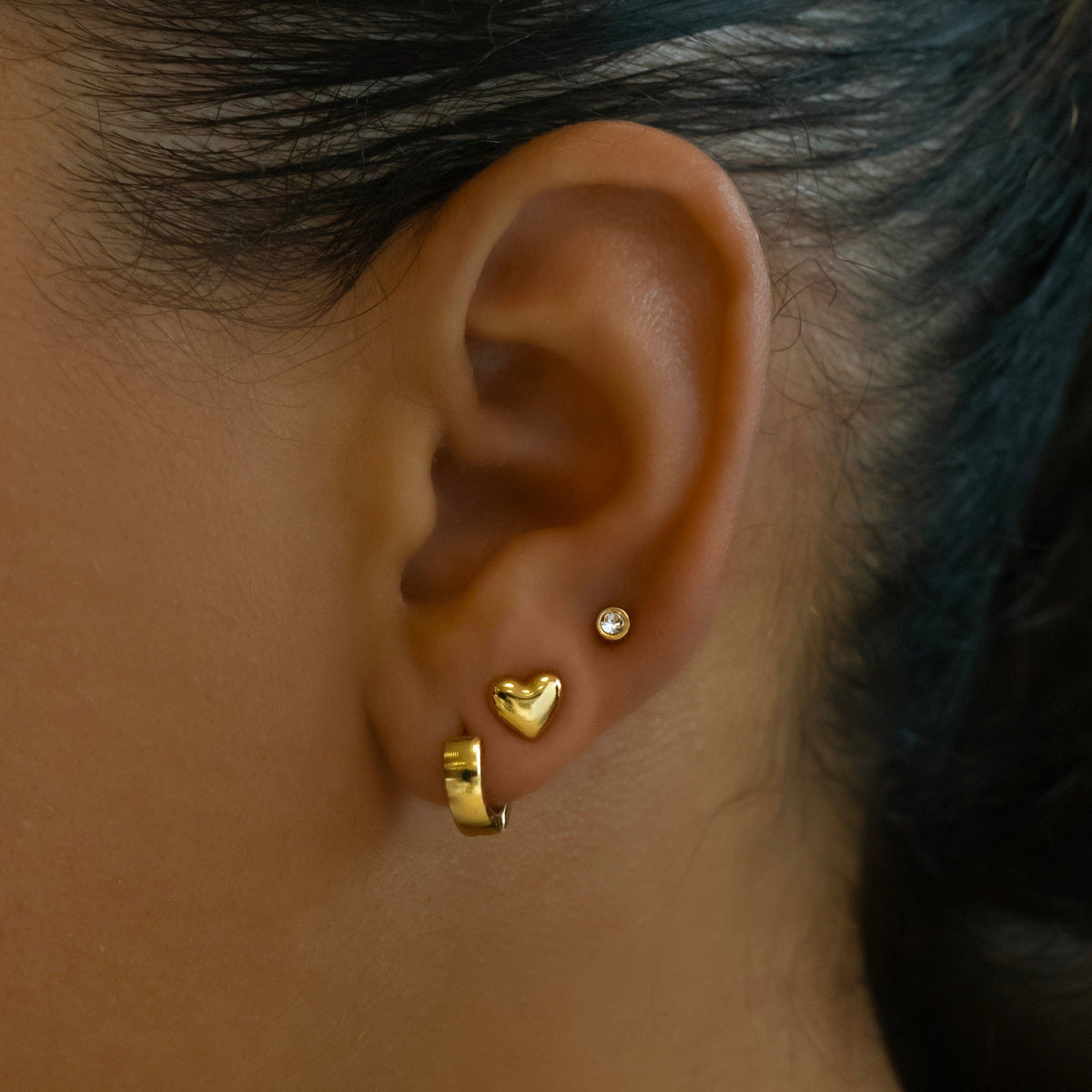 Bohomoon Stainless Steel Tink Stud Earrings