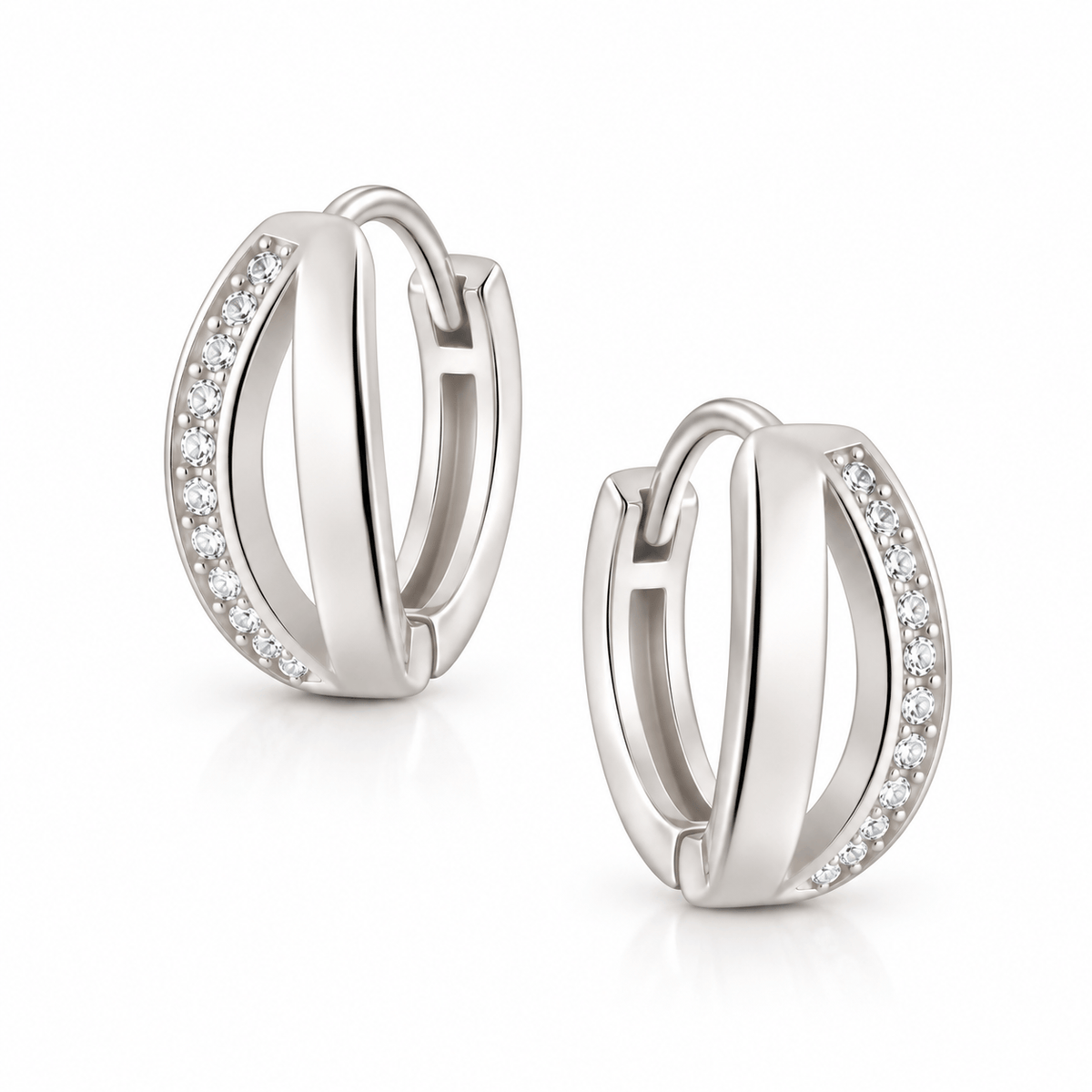 Bohomoon Stainless Steel Tinsley Hoop Earrings