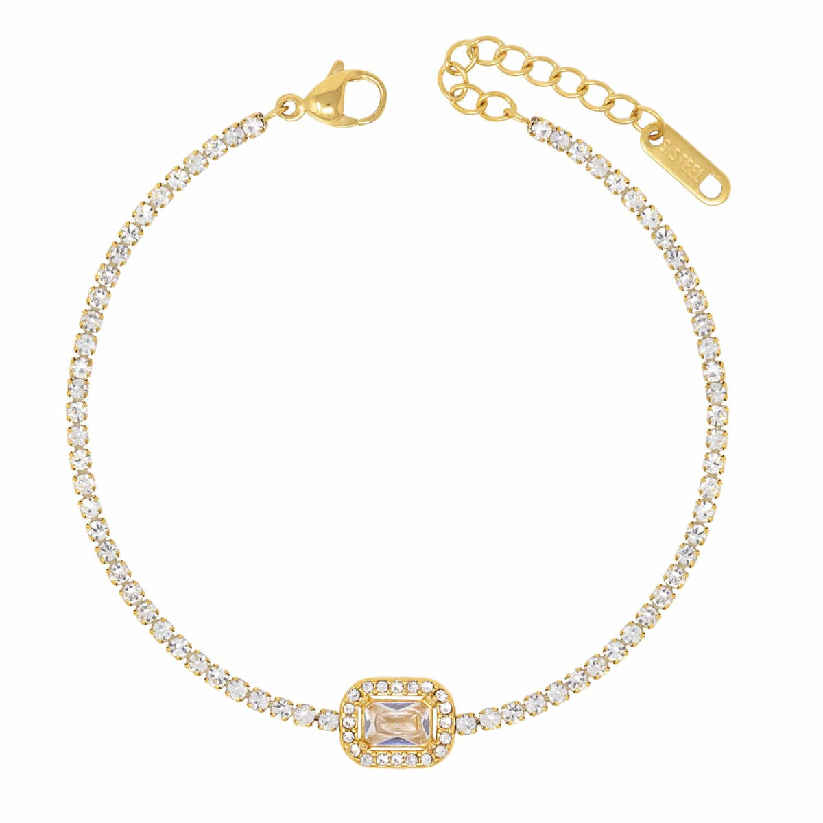 BohoMoon Stainless Steel Tranquil Bracelet Gold