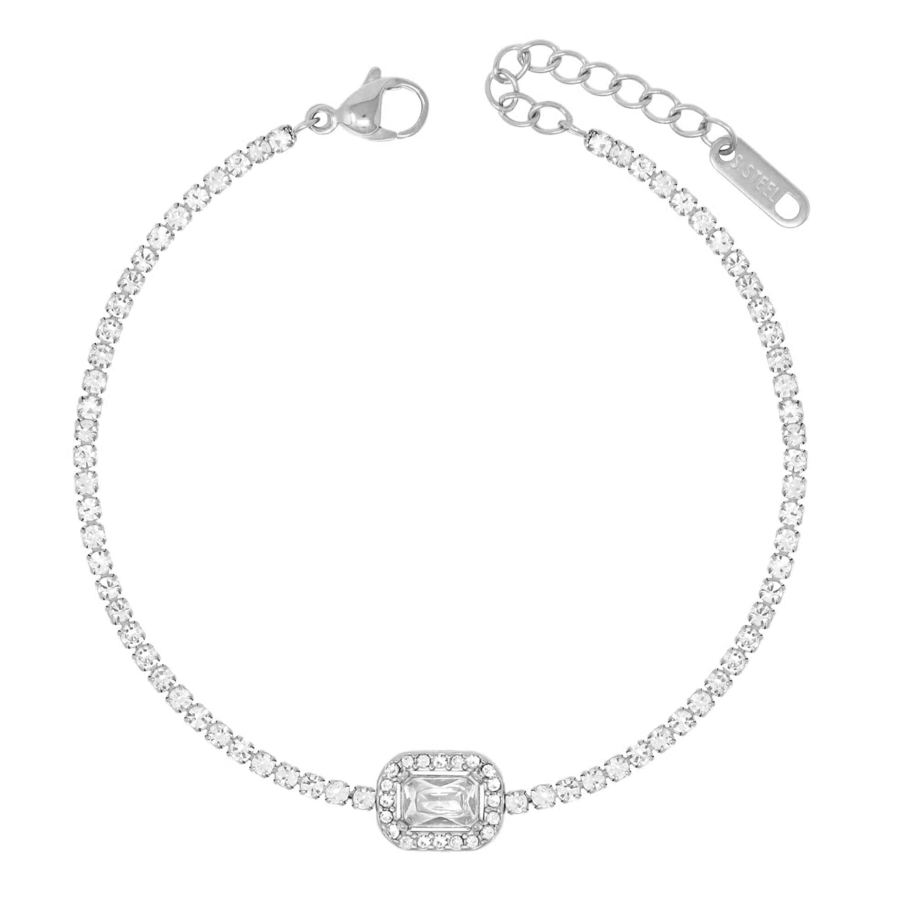 BohoMoon Stainless Steel Tranquil Bracelet Silver