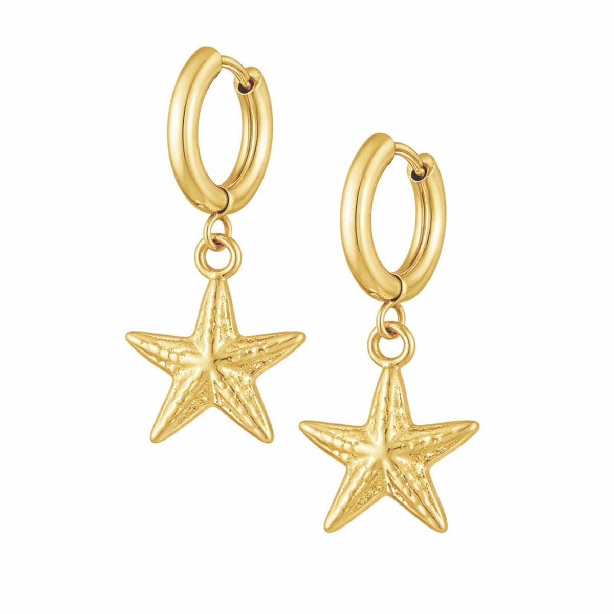 Bohomoon Stainless Steel Treasure Hoop Earrings