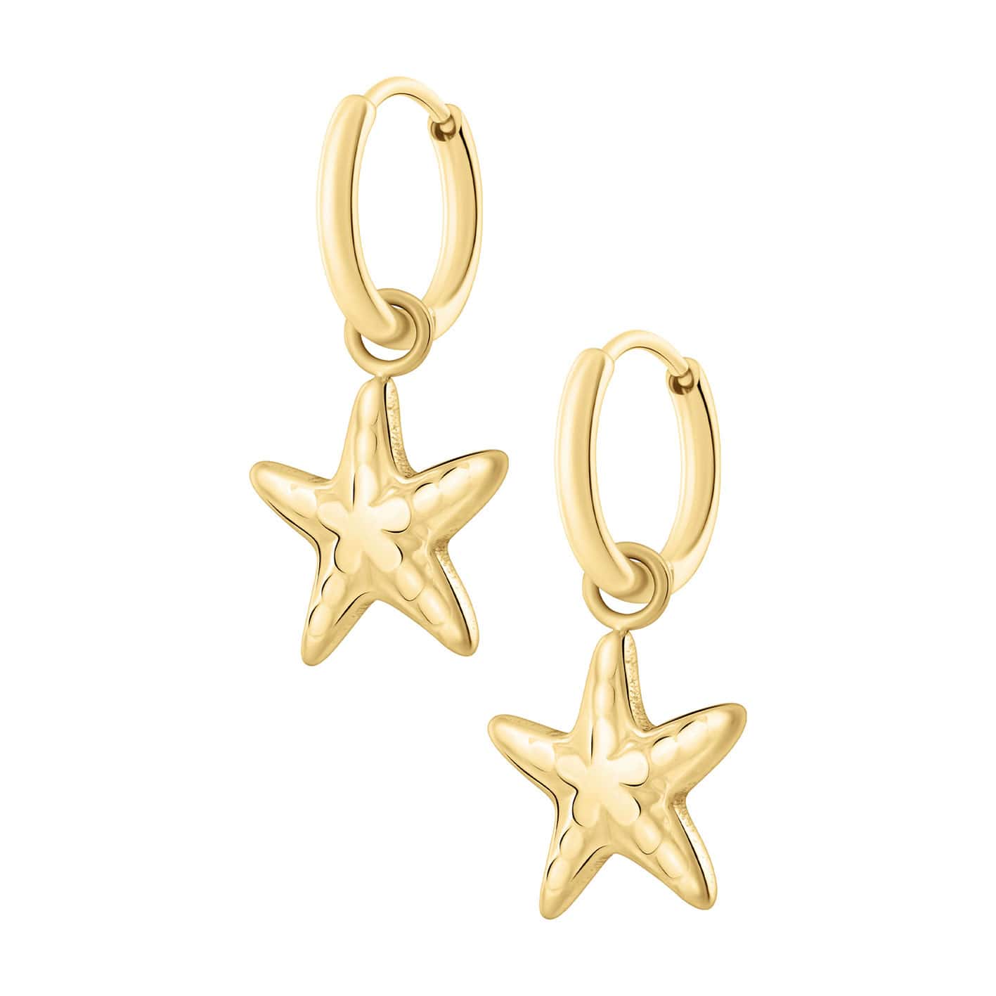 Bohomoon Stainless Steel Treasure Hoop Earrings