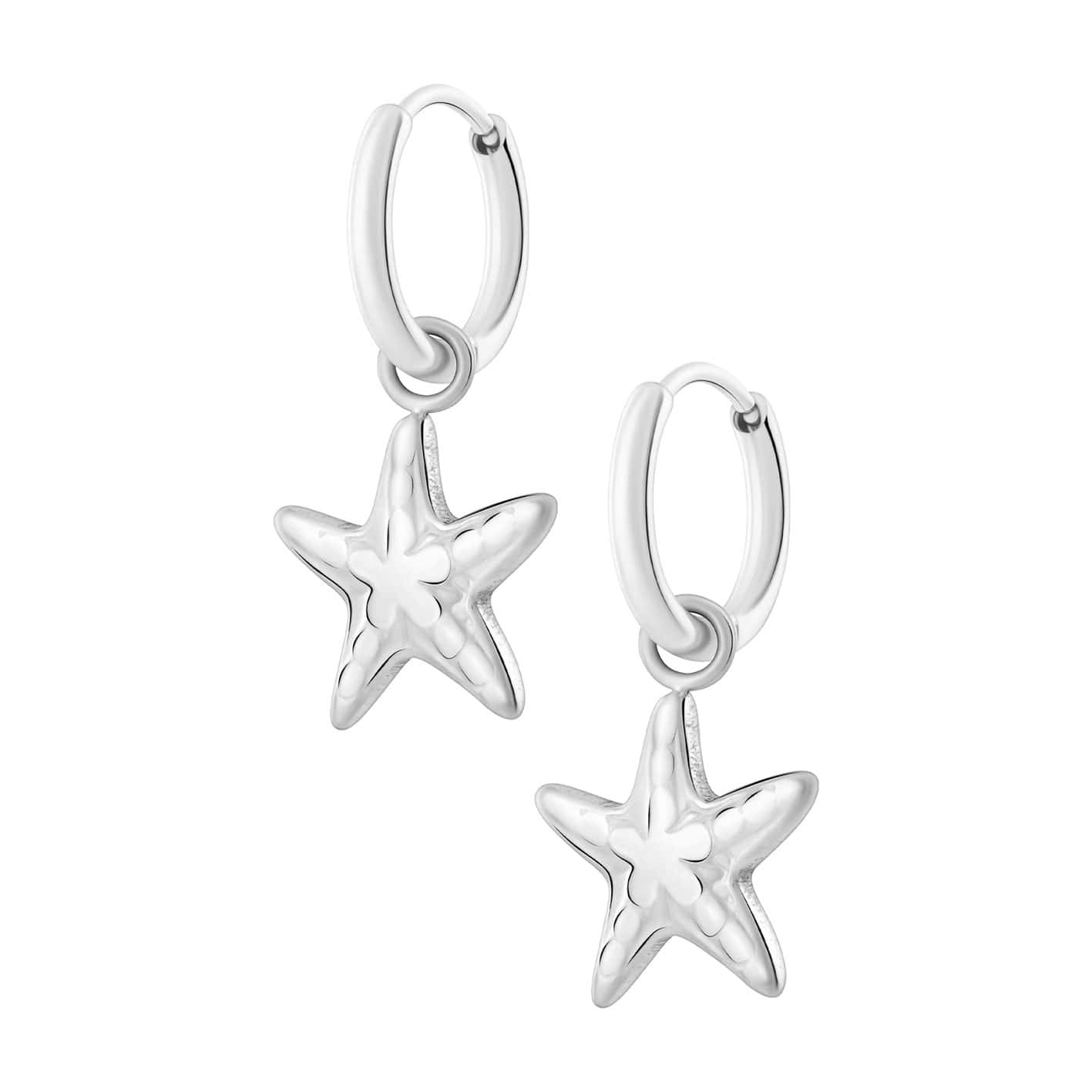 Bohomoon Stainless Steel Treasure Hoop Earrings