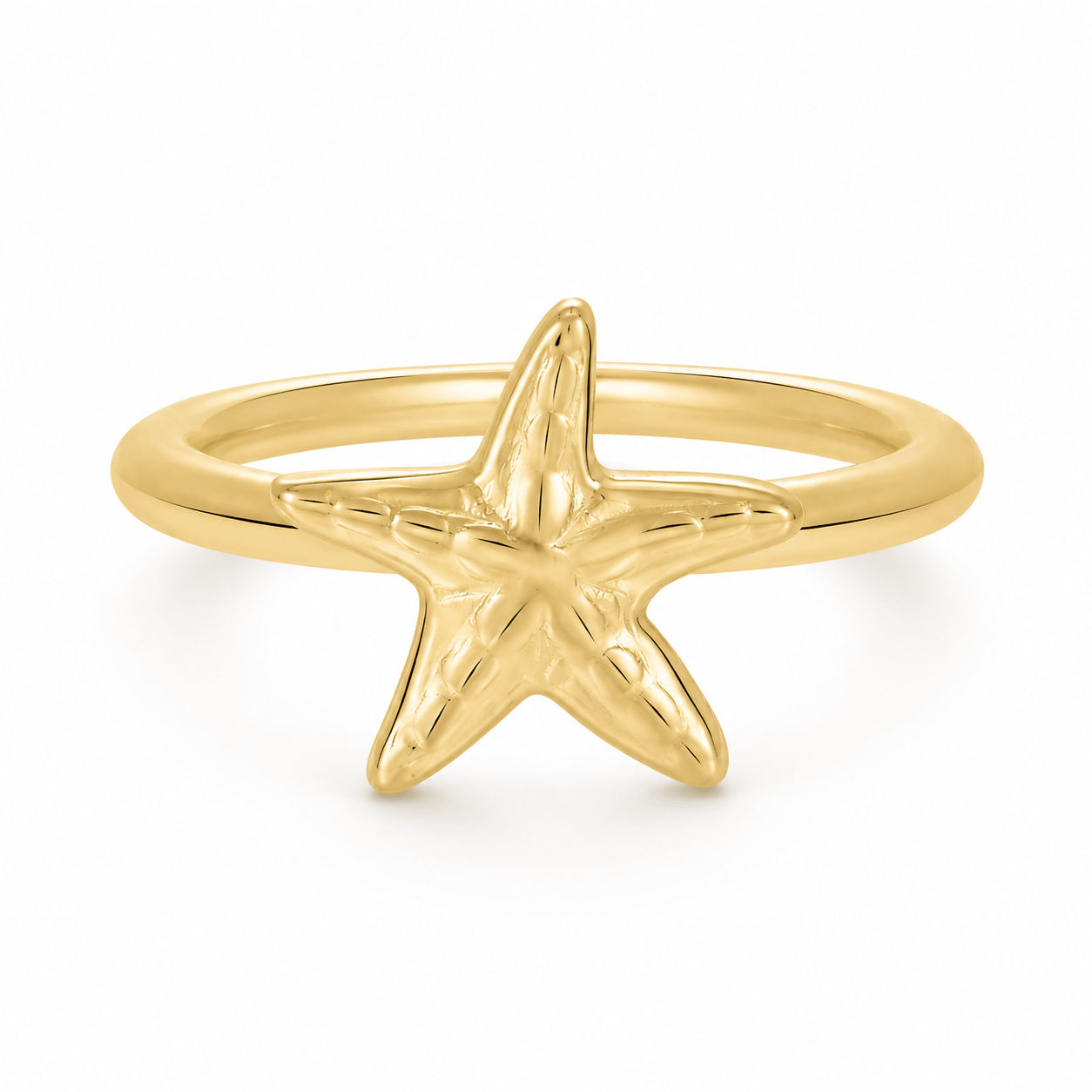 Bohomoon Stainless Steel Treasure Starfish Ring