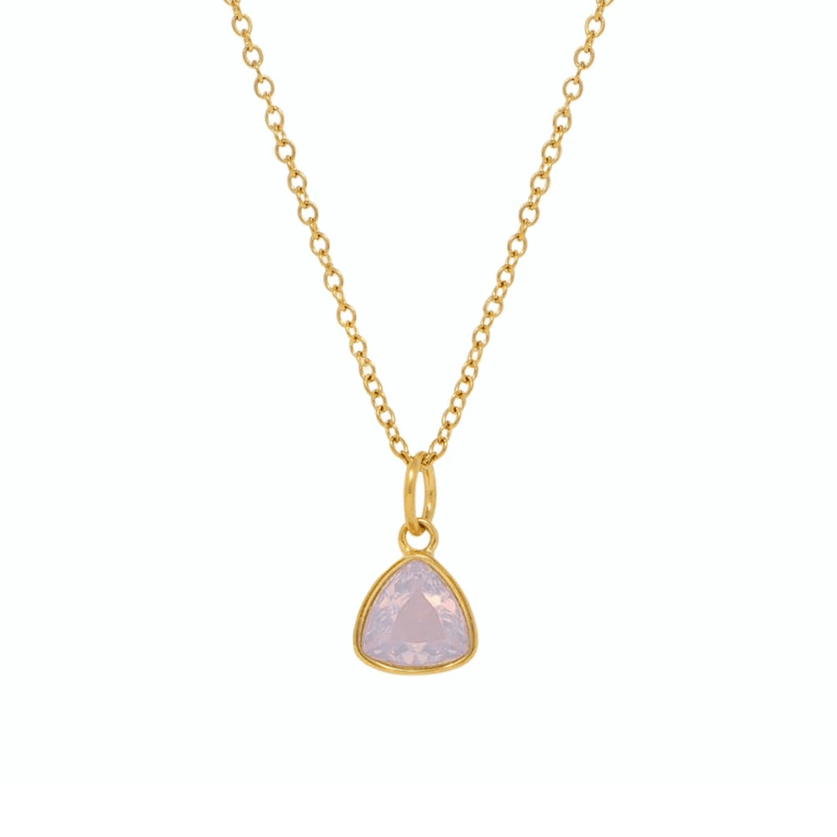 Bohomoon Stainless Steel Trio Birthstone Necklace