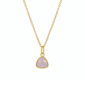 Bohomoon Stainless Steel Trio Birthstone Necklace