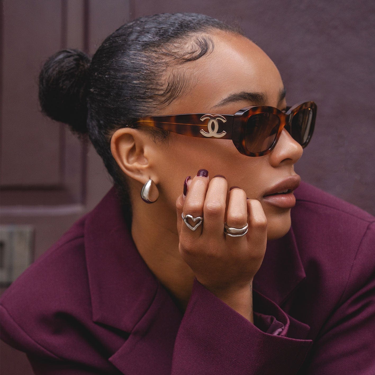 Bohomoon Stainless Steel True Love Ring