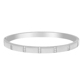 BohoMoon Stainless Steel Trust Bracelet Silver