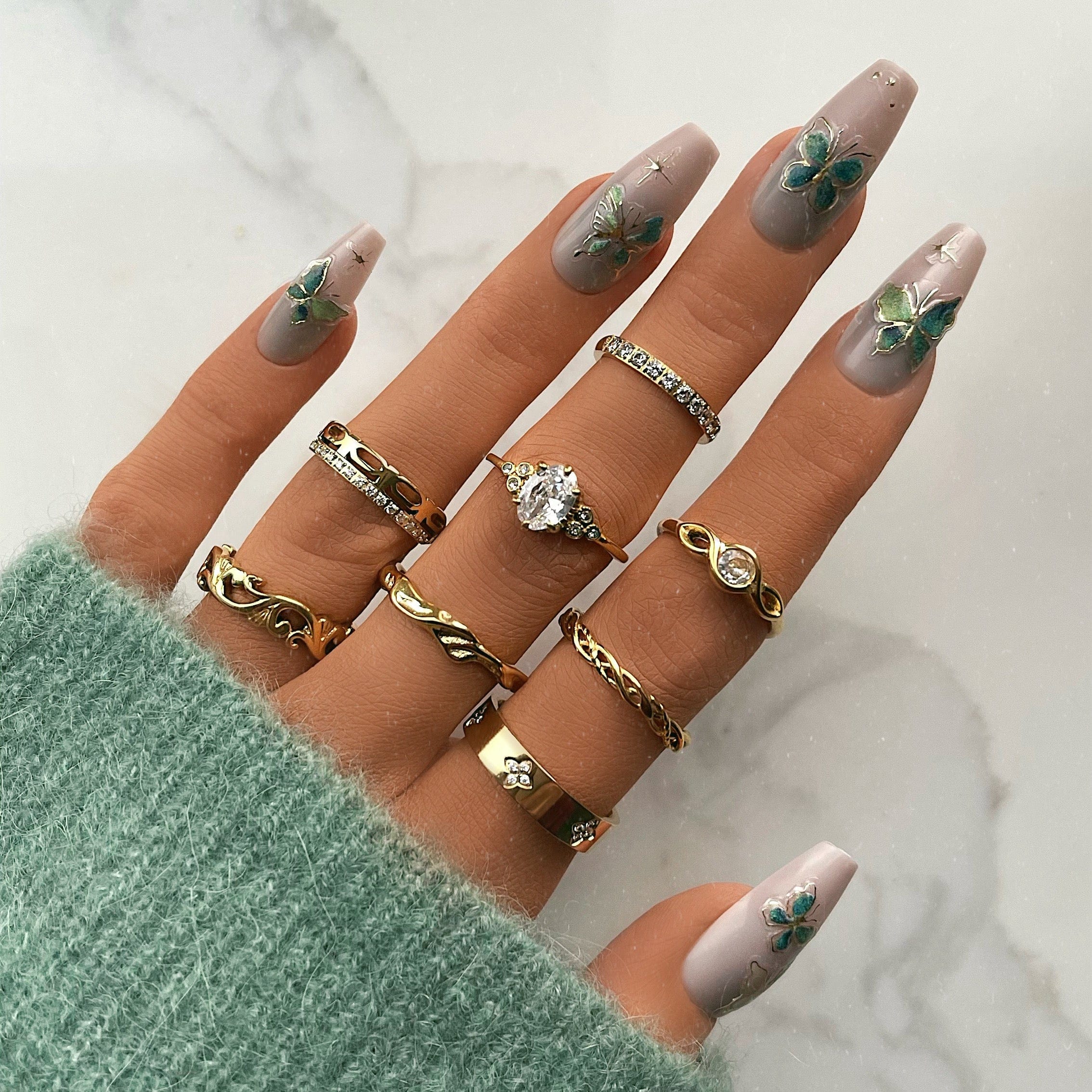 Bohomoon Stainless Steel Twiggy Ring