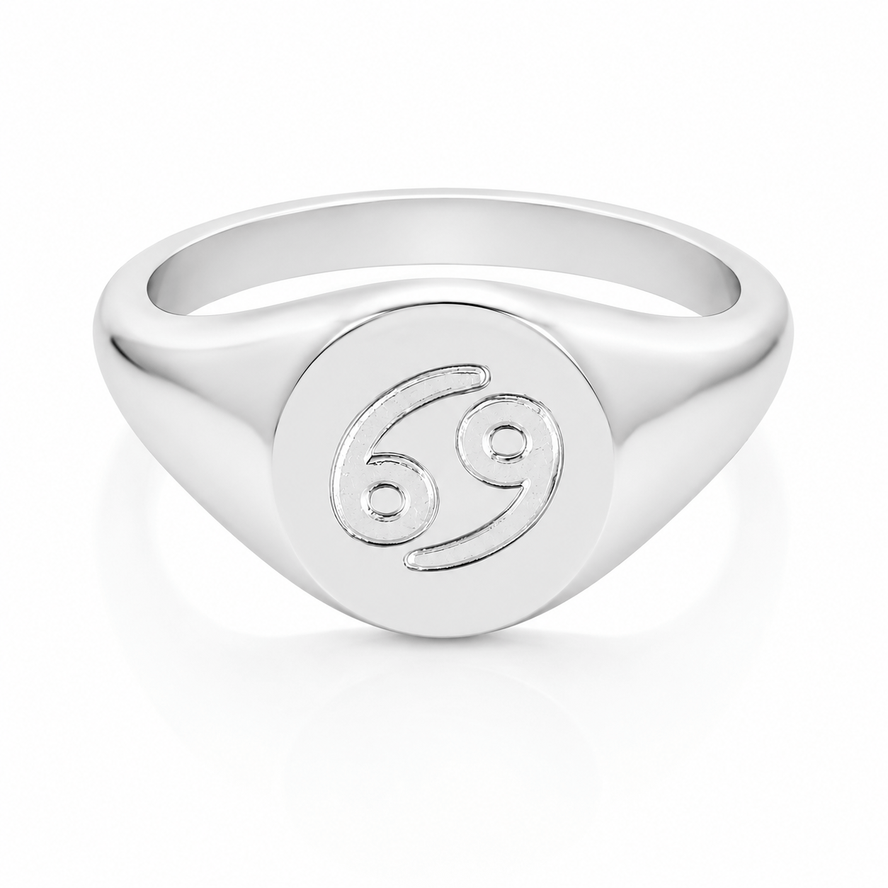 Bohomoon Stainless Steel Twilight Zodiac Signet Ring