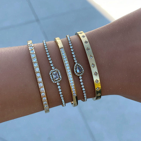 BohoMoon Stainless Steel Twinkle Bracelet Gold