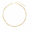 BohoMoon Stainless Steel Twist Necklace Gold