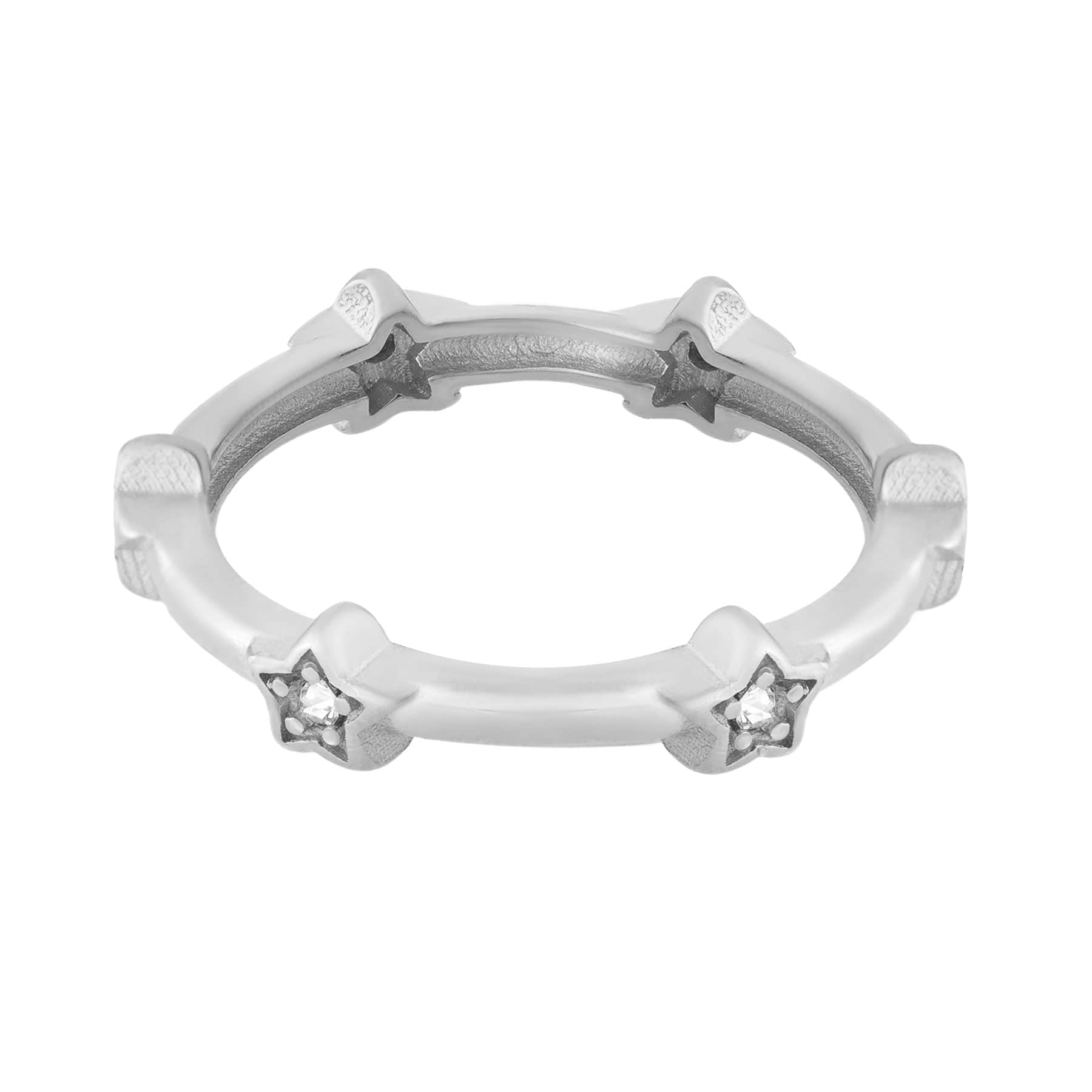 BohoMoon Stainless Steel Twyla Ring Silver / US 6 / UK L / EUR 51 (small)