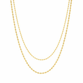 BohoMoon Stainless Steel Understated Layered Necklace Gold