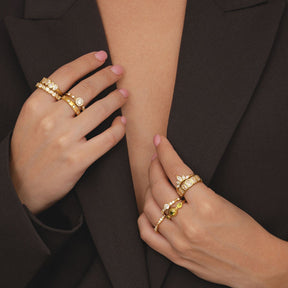 Bohomoon Stainless Steel Unity Ring