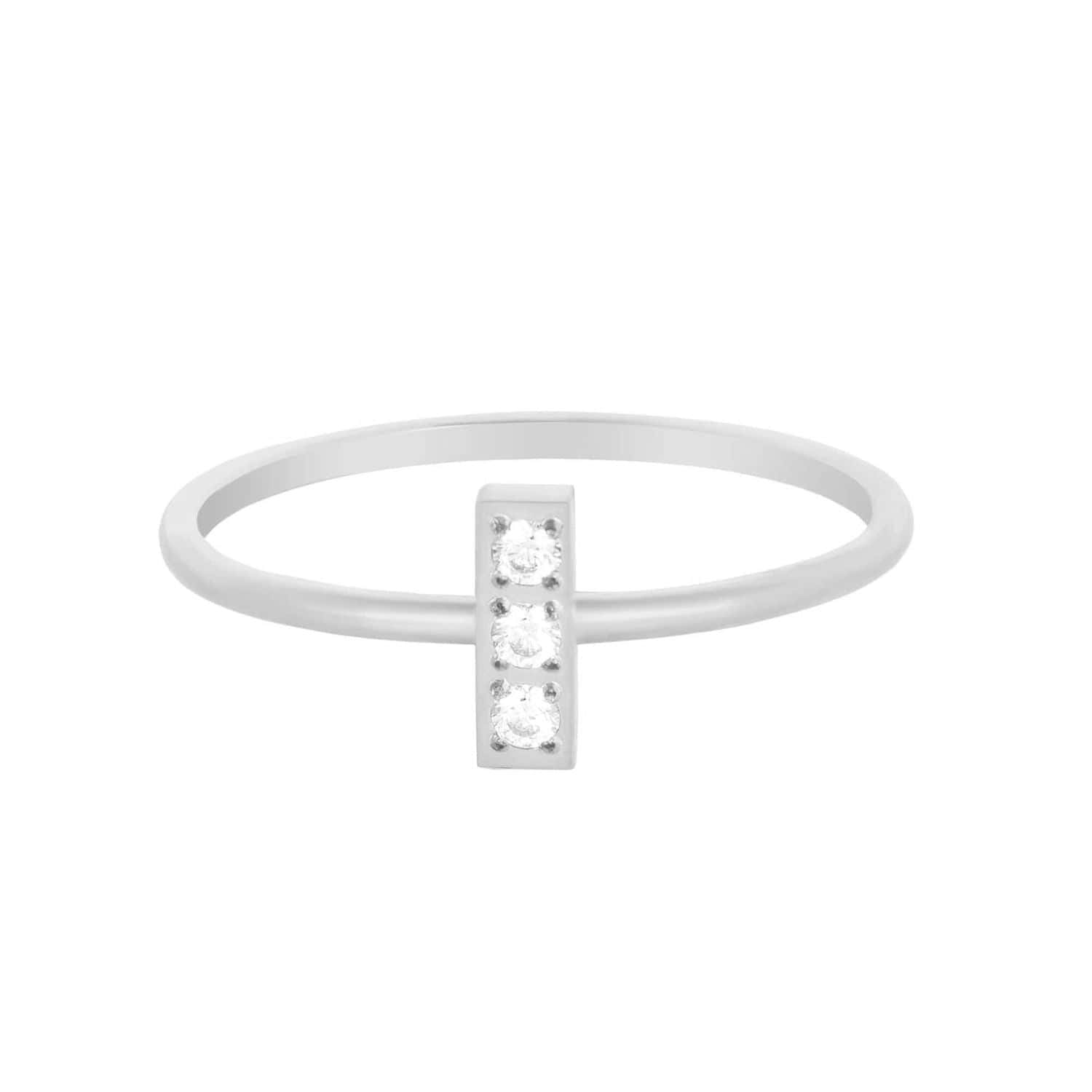 BohoMoon Stainless Steel Valletta Ring Silver / US 5 / UK J / EUR 49 (x small)