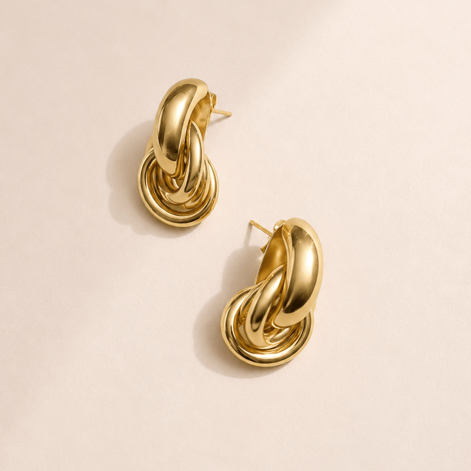 Bohomoon Stainless Steel Valley Stud Earrings