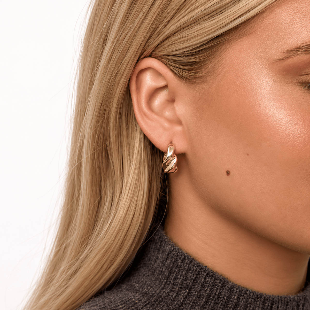 Bohomoon Stainless Steel Veronica Hoop Earrings