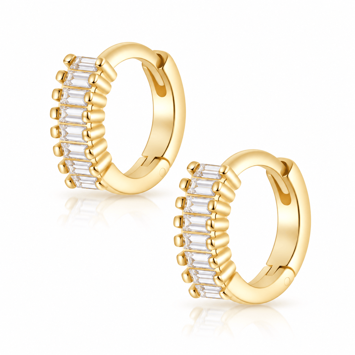 Bohomoon Stainless Steel Vice Hoop Earrings