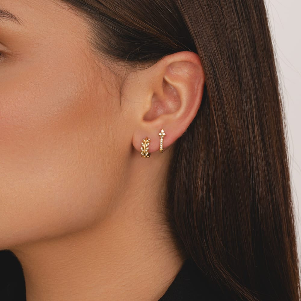 Bohomoon Stainless Steel Victoria Hoop Earrings