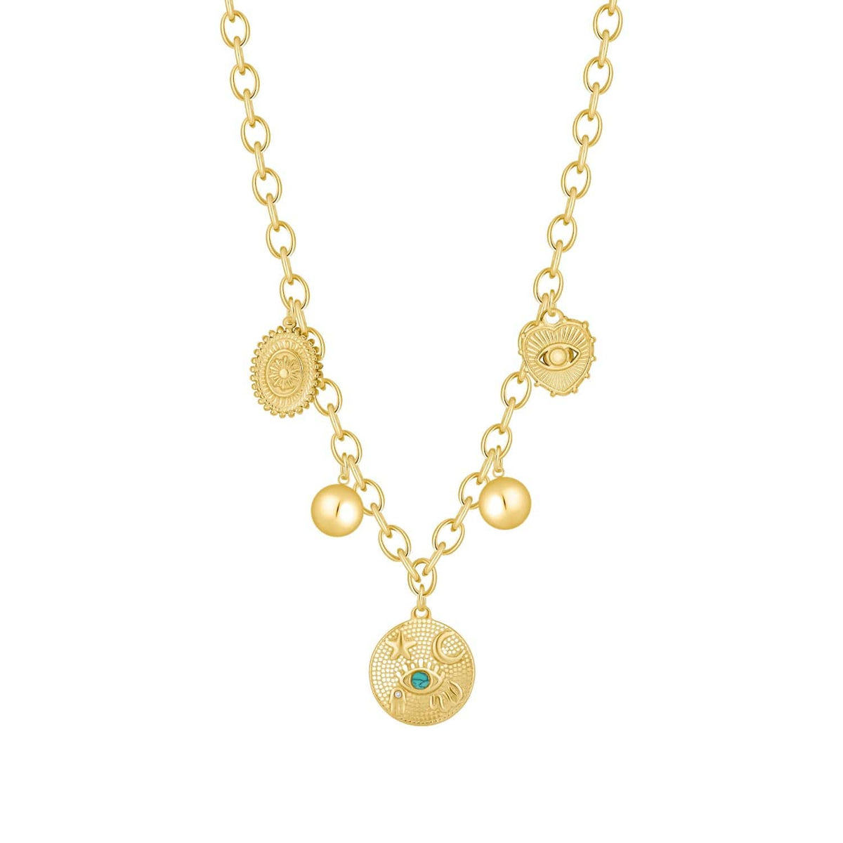 Bohomoon Stainless Steel Vision Charm Necklace