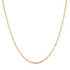 BohoMoon Stainless Steel Waterwave Chain Gold / 18" / 45cm (+5cm extender)