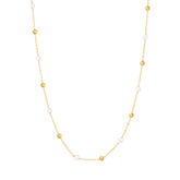 BohoMoon Stainless Steel White Sands Necklace Gold