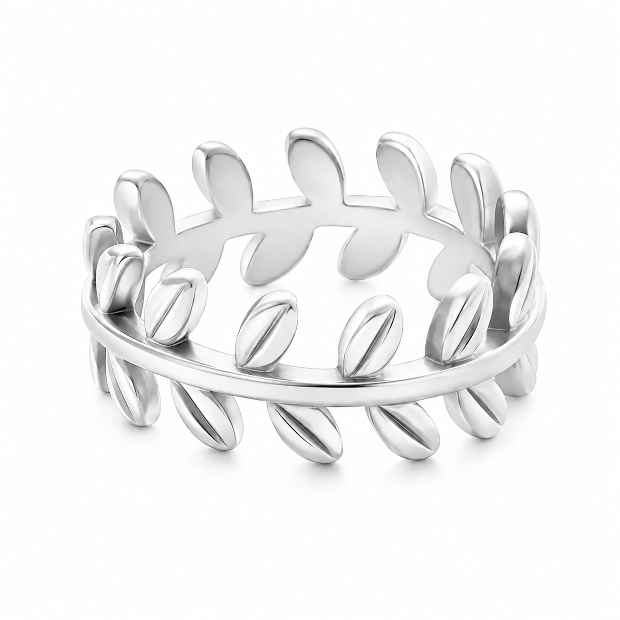 Bohomoon Stainless Steel Willow Ring