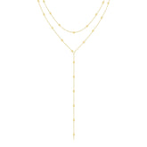 Bohomoon Stainless Steel Wren Layered Lariat Necklace