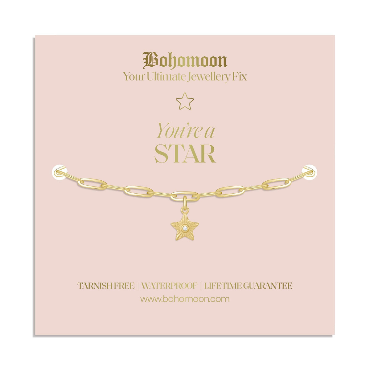 Bohomoon Stainless Steel You're A Star Bracelet