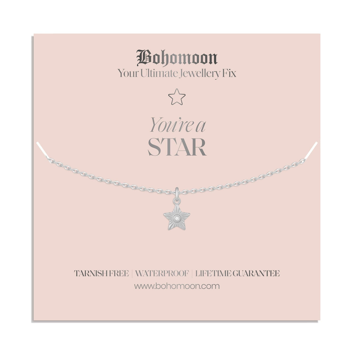 Bohomoon Stainless Steel You're A Star Necklace