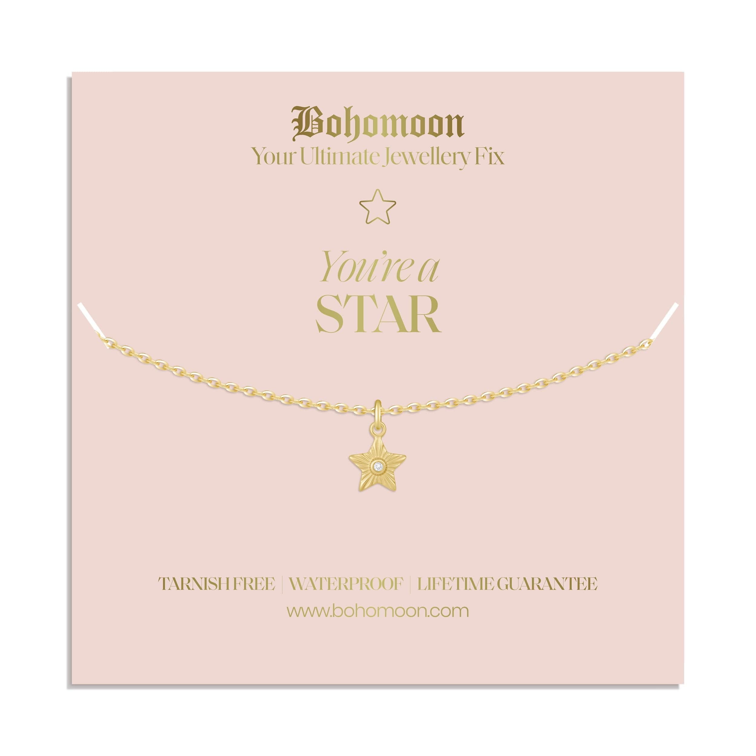 Bohomoon Stainless Steel You're A Star Necklace