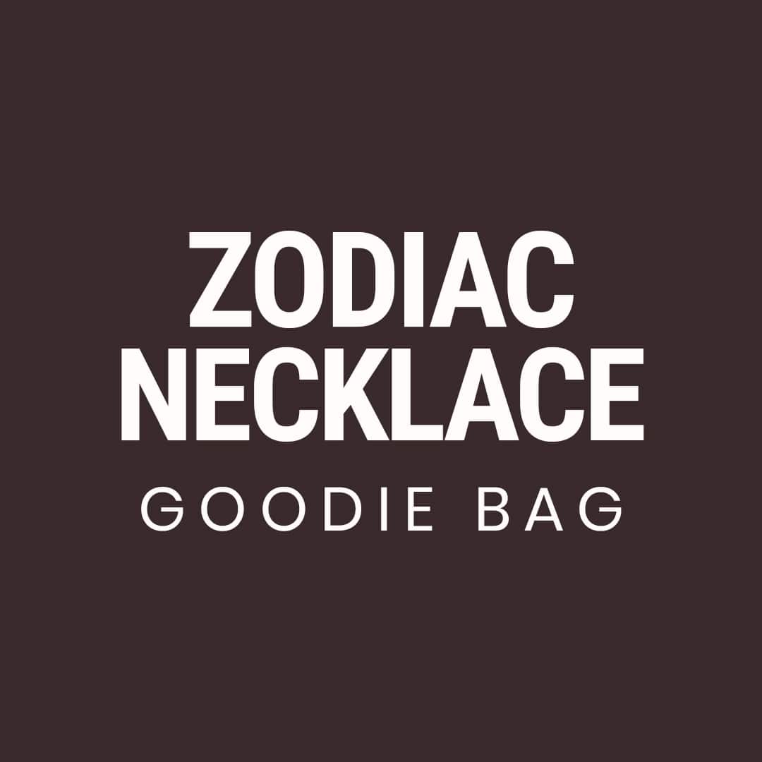 Bohomoon Stainless Steel Zodiac Necklace Goodie Bag