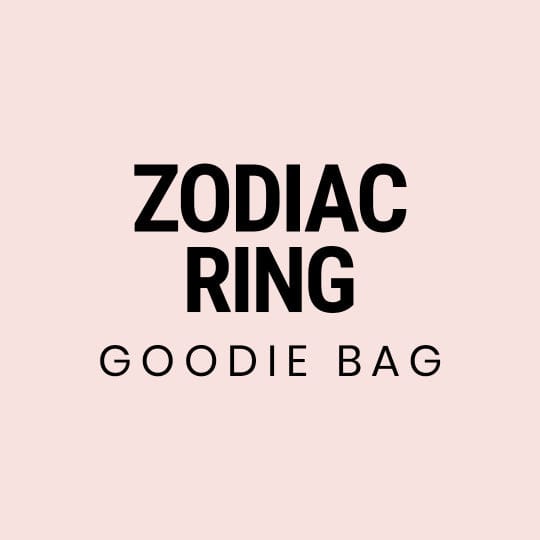 Bohomoon Stainless Steel Zodiac Ring Goodie Bag