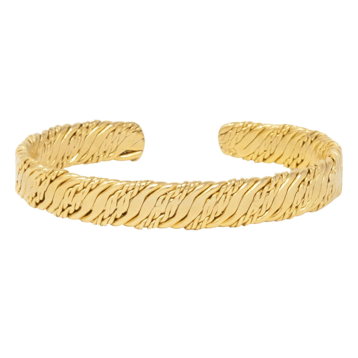 BohoMoon Stainless Steel Dreamer Cuff Bracelet Gold