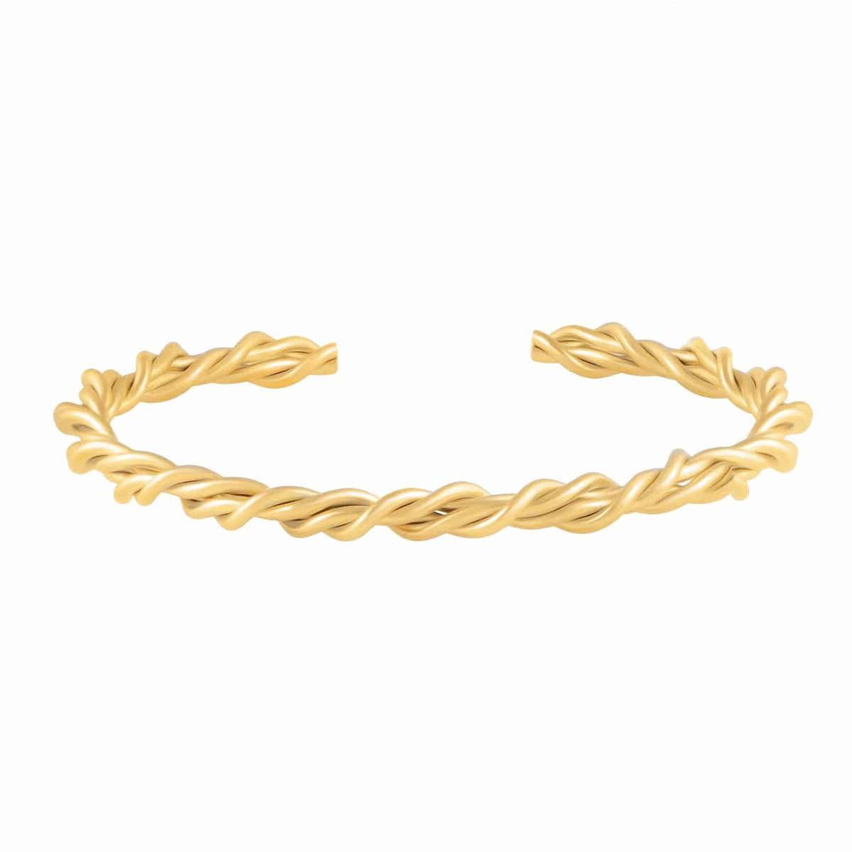 BohoMoon Stainless Steel Rhodes Cuff Bracelet Gold