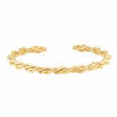 BohoMoon Stainless Steel Rhodes Cuff Bracelet Gold