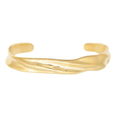 BohoMoon Stainless Steel Bali Cuff Bracelet Gold