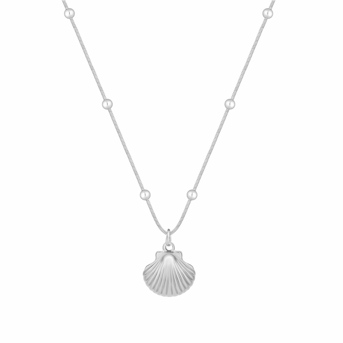 Bohomoon Stainless Steel Brooke Shell Necklace