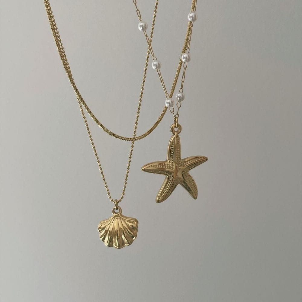 Bohomoon Stainless Steel Cabo Pearl Necklace