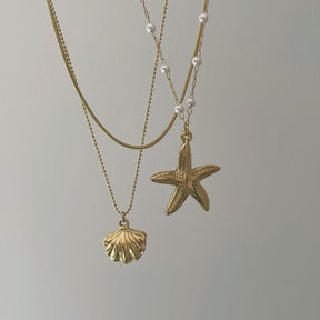 Bohomoon Stainless Steel Cabo Pearl Necklace