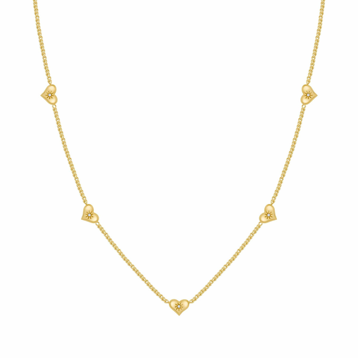 Bohomoon Stainless Steel Clara Heart Necklace