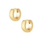 BohoMoon Stainless Steel Cutie Hoop Earrings Gold