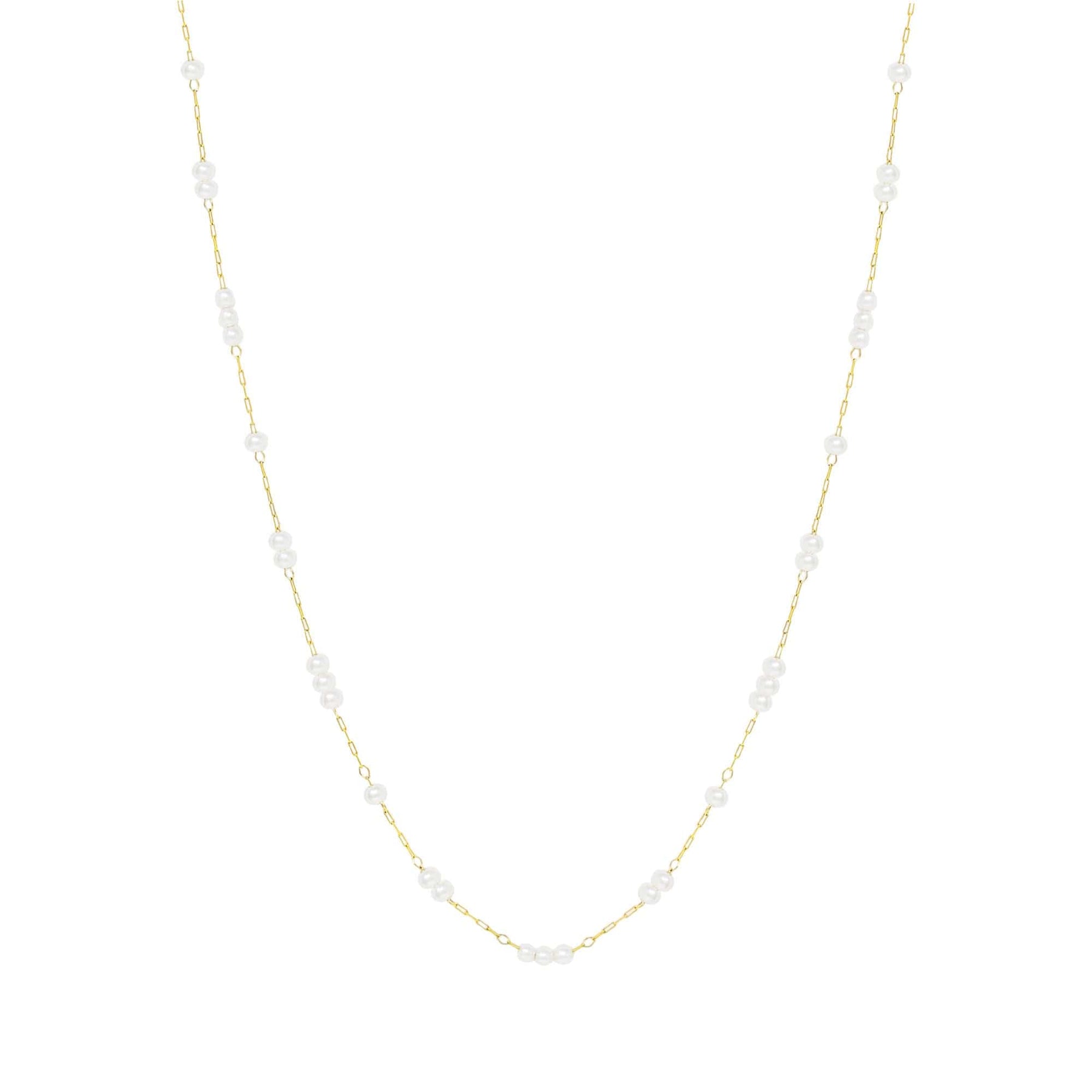 Bohomoon Stainless Steel Forever Yours Pearl Necklace