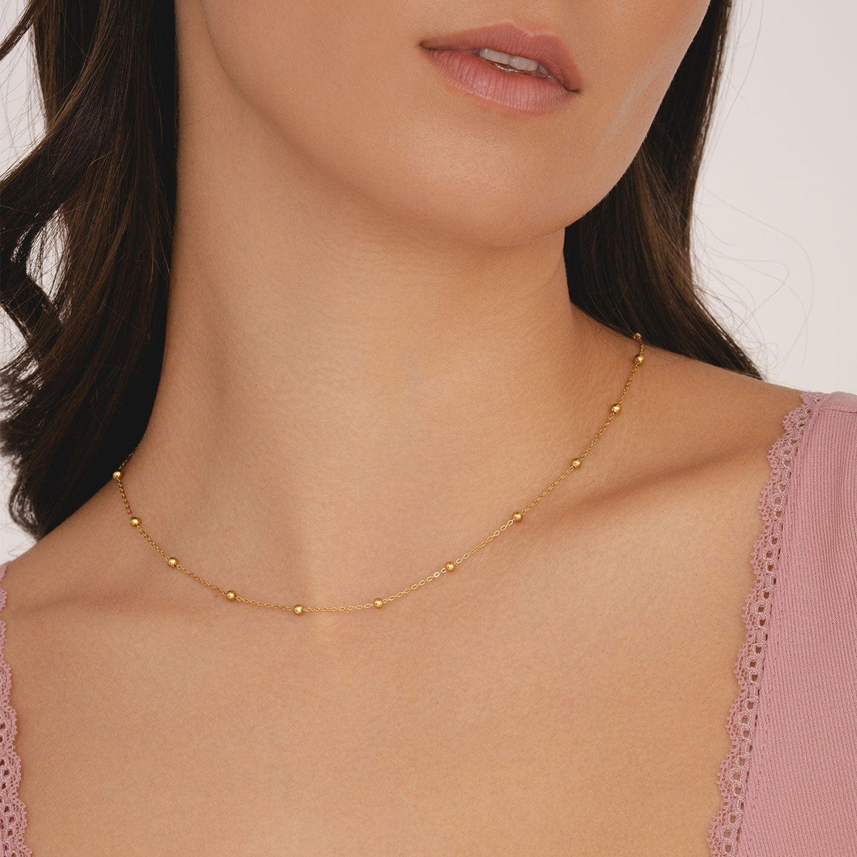 Bohomoon Stainless Steel Jenna Beaded Necklace