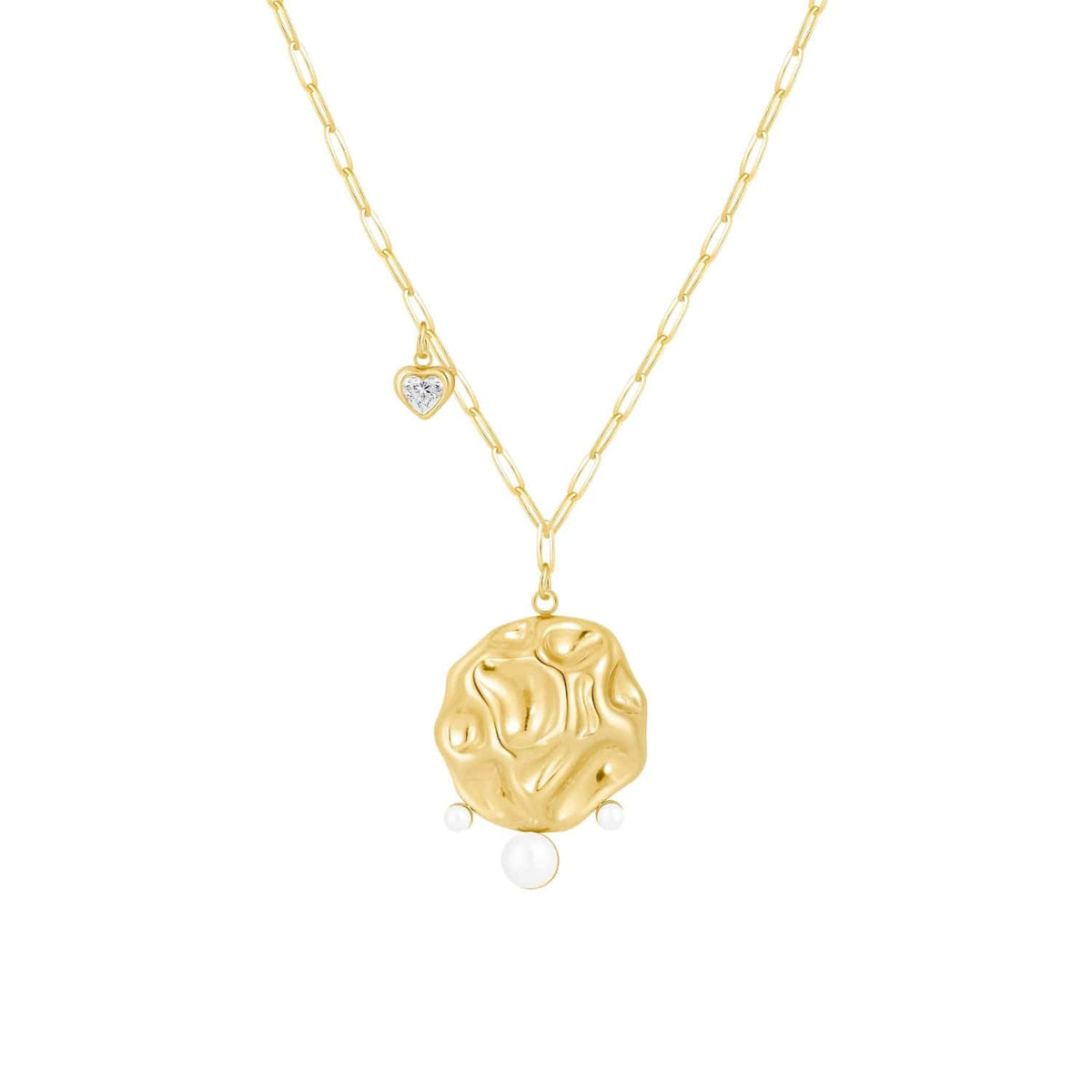 Bohomoon Stainless Steel Leanna Pearl Necklace