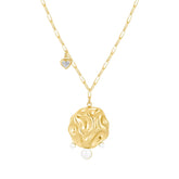 Bohomoon Stainless Steel Leanna Pearl Necklace